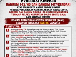 Dugaan Pemerkosaan Anak oleh Oknum TNI, KAMI Sultra: Evaluasi Danrem 143/HO dan Dandim 1417