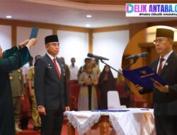 Gubernur ASR Lantik Muhammad Fadlansyah Resmi Jadi Pj Sekda Sultra, Tekankan Percepatan Pelayanan Publik