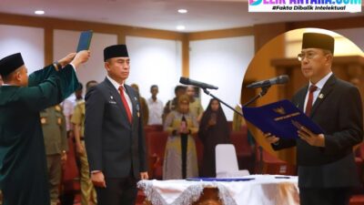 Gubernur ASR Lantik Muhammad Fadlansyah Resmi Jadi Pj Sekda Sultra, Tekankan Percepatan Pelayanan Publik