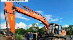 Breaking: Satreskrim Polres Konawe Gerebek Tambang Pasir Ilegal, 1 Excavator Disita!