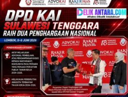 Dari Sultra untuk Indonesia: Ketua DPD KAI Sultra Andri Darmawan Raih Penghargaan Nasional DPP KAI 2026!