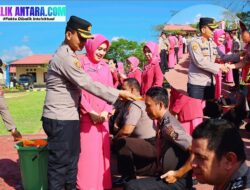 32 Bhayangkara Konawe Naik Pangkat: Kapolres AKBP Noer Alam Tekankan “Semakin Tinggi Pangkat, Semakin Berat Amanah”