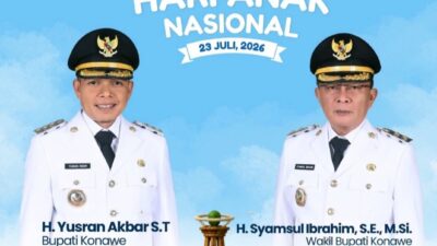 Bupati & Wabup Konawe: Anak Adalah Harapan Bangsa, Wujudkan Konawe Ramah Anak!
