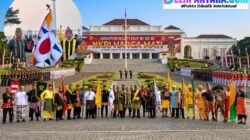Bangga Tolaki! Bendera Kerajaan Konawe “Tombi Tombi” Kembali Berkibar di Istana Negara HUT RI ke-81