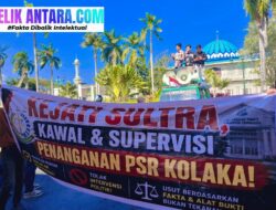 JANGKAR Nusantara Jilid II Demo di Kejari Kolaka, Desak Kejati Sultra Awasi Ketat Kasus Korupsi PSR!