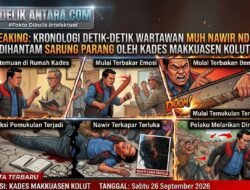 BREAKING: Kronologi Detik-Detik Wartawan Muh Nawir Ndepa Dihantam Sarung Parang Oleh Kades Makkuasen Kolut!