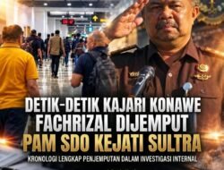 Detik-Detik Kajari Konawe Fachrizal Dijemput PAM SDO Kejati Sultra – Berikut Kronologi Lengkapnya!
