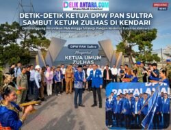 Detik-Detik Ketua DPW PAN Sultra Sambut Ketum Zulhas di Kendari – Dari Panggung Pelantikan PAN Hingga Strategi Pangan Nasional Turun ke Konawe