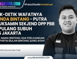 Detik-Detik Wafatnya Ananda Bintang – Putra H. Ruksamin , Dibalik Nama Bintang Ada Perjuangan Besar Partai Bulan Bintang Sang Ayah!