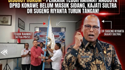 Baru Terpilih Ketua PBVSI Konawe Langsung Disorot Hukum, Kajati Sultra Dr Sugeng Riyanta Turun Tangan!