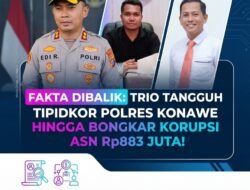 Fakta Dibalik: Trio Tangguh Tipidkor Polres Konawe Hingga Bongkar Korupsi ASN Rp883 Juta!