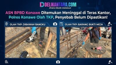ASN BPBD Konawe Ditemukan Meninggal di Teras Kantor, Polres Konawe Olah TKP, Penyebab Belum Dipastikan!