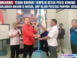 BREAKING: Teguh Rahmat Terpilih Ketua PBVSI Konawe – Kalahkan Masuri di Musda, Siap Kejar Prestasi Porprov 2026!